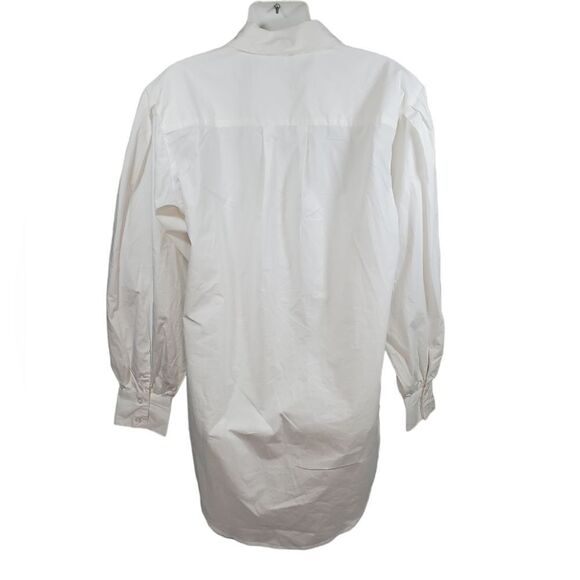 OPEN EDIT oversize balloon sleeve button down S - Picture 2 of 9